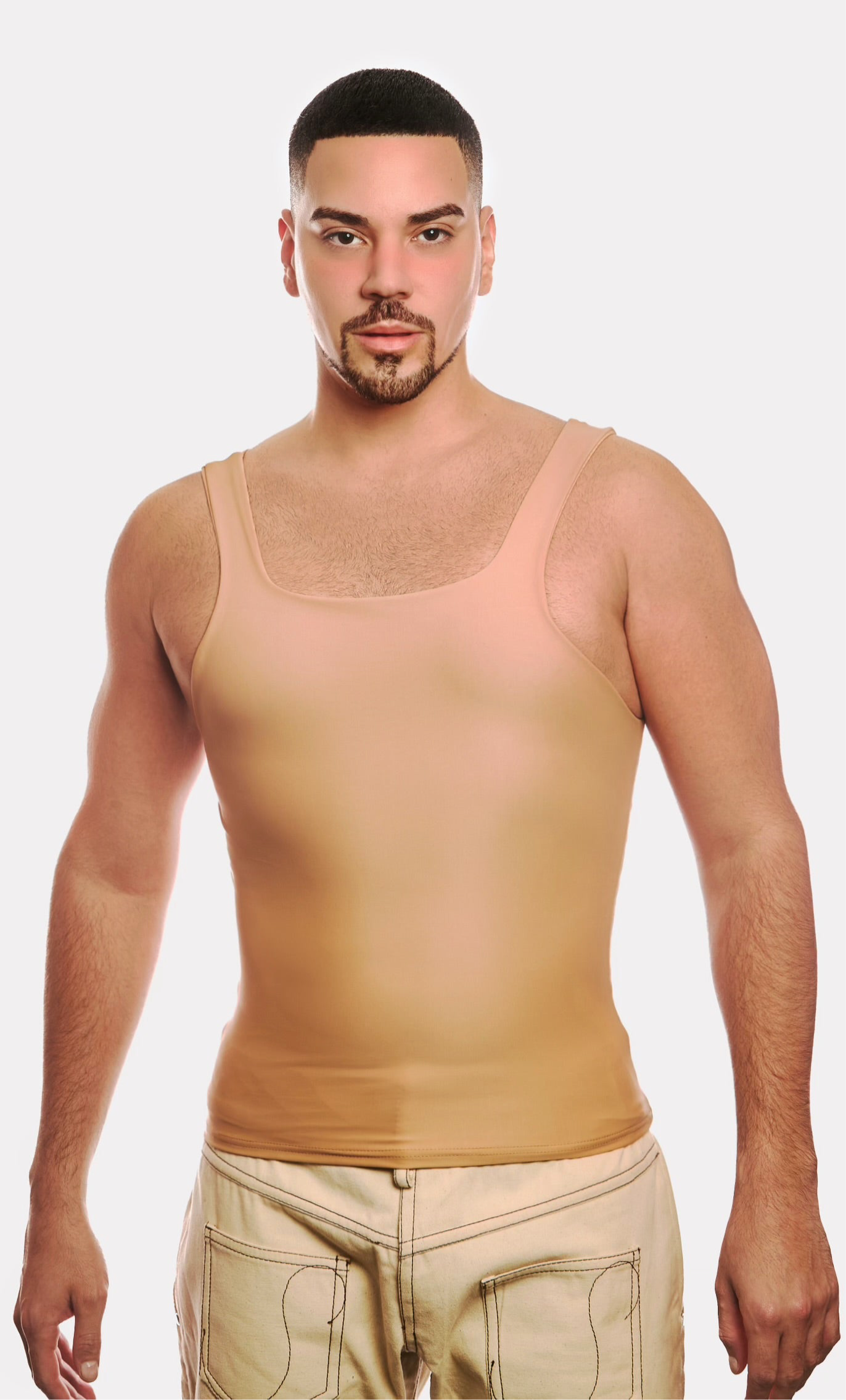 SKNN Tank — Light Beige