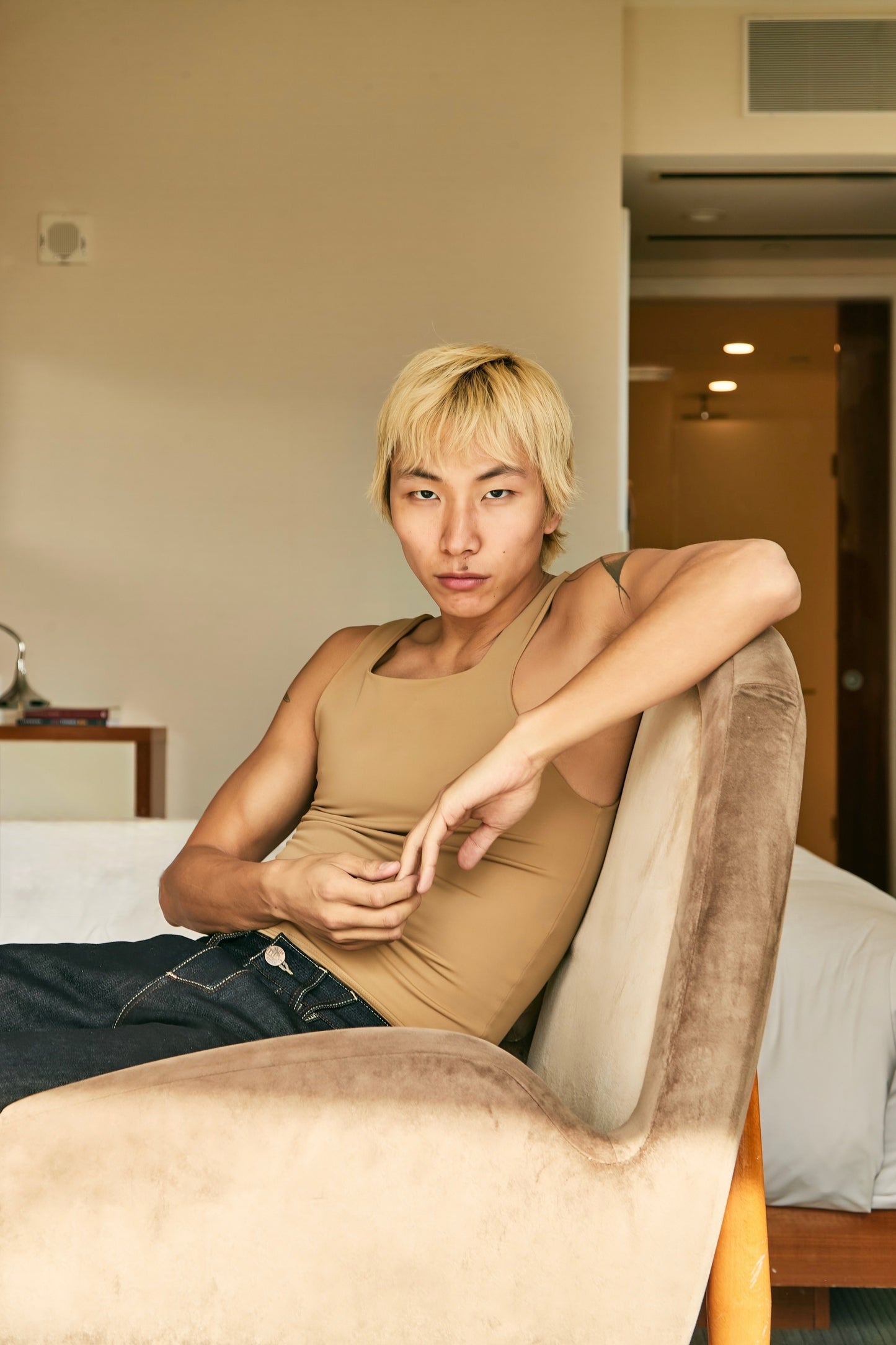 SKNN Tank - Medium Beige